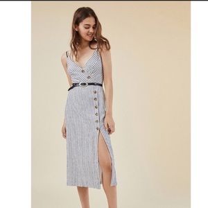 NWT Urban Outfitters linen button down dress
